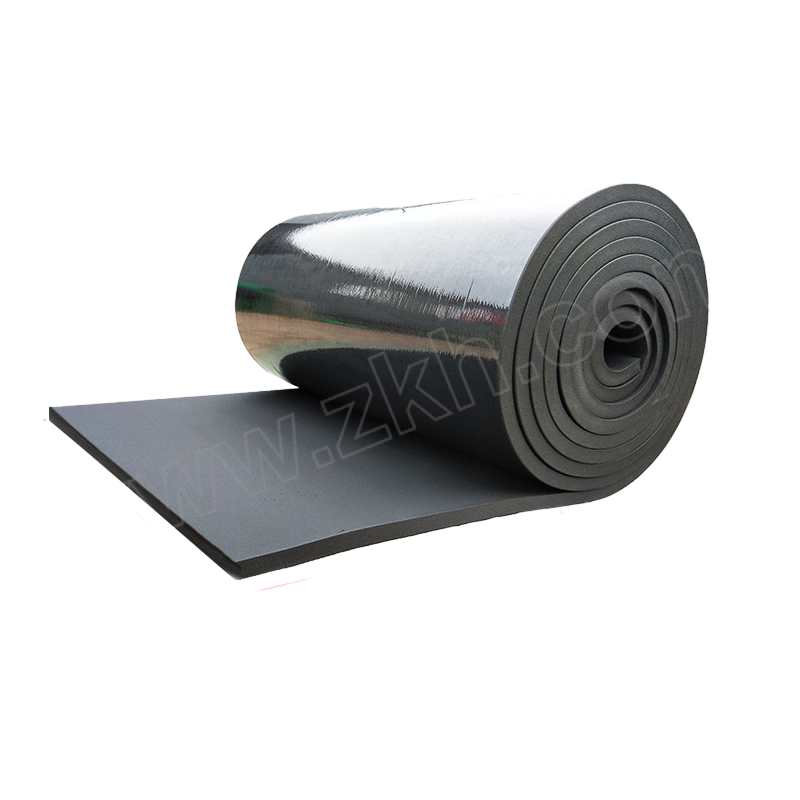 JIENUOLI/捷诺立 高密橡塑板保温棉隔热棉 黑色复合版50mm带背胶10m² N48125 1卷