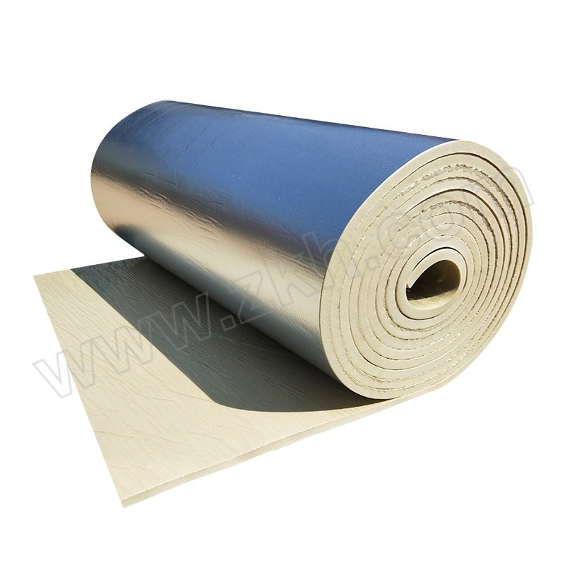 JIENUOLI/捷诺立 彩色防火隔热保温棉 米白色30mm方格铝板带背胶10m² N48459 1卷