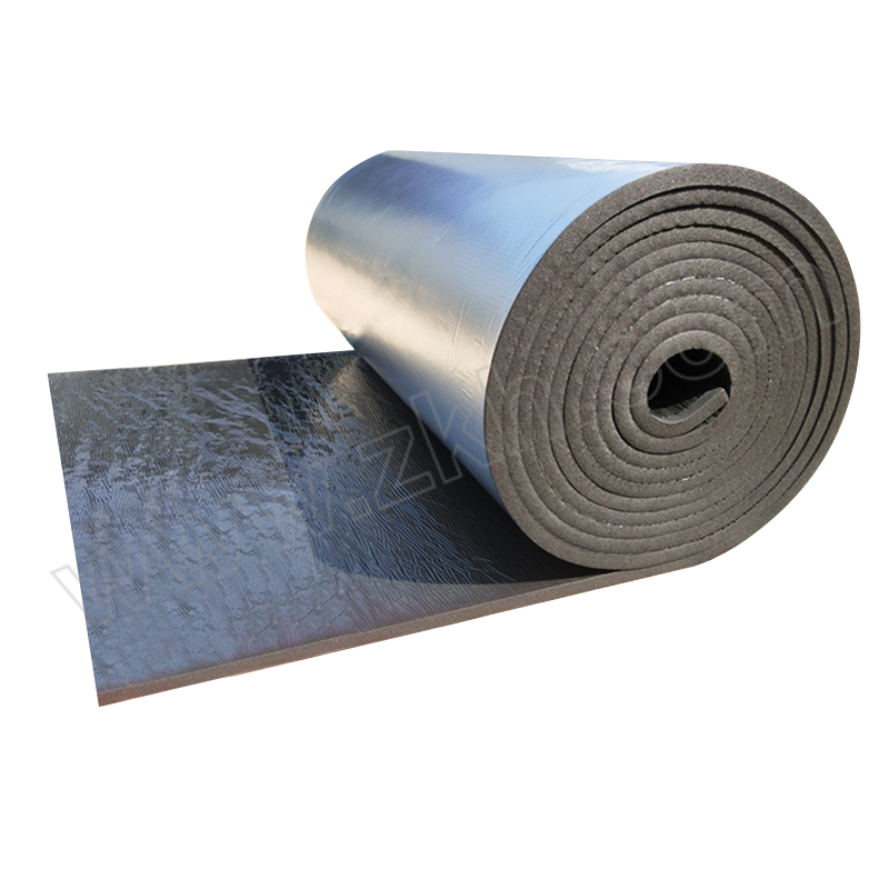 JIENUOLI/捷诺立 防火隔热板防晒保温棉 黑色30mm方格铝板带背胶5m² N48473 1卷