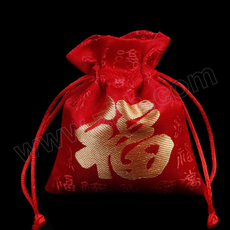 JZSB/京洲实邦 红色福字束口袋 JZSB-HSH-019 8×10cm 1个