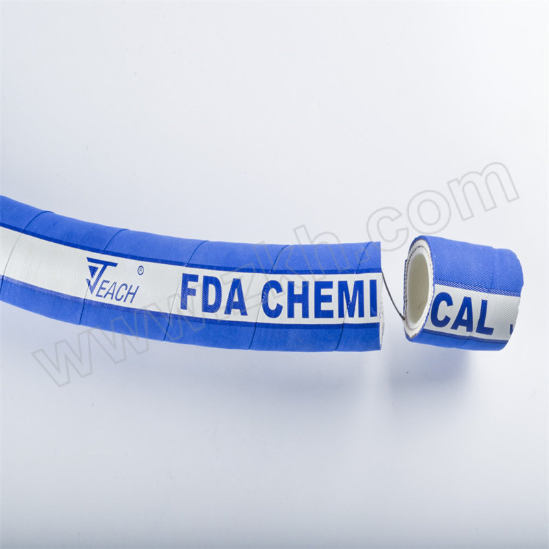JEACH 食品级橡胶钢丝软管带接头10米套装101.6mm JC-EPDM-0102 10米 带接头 1根