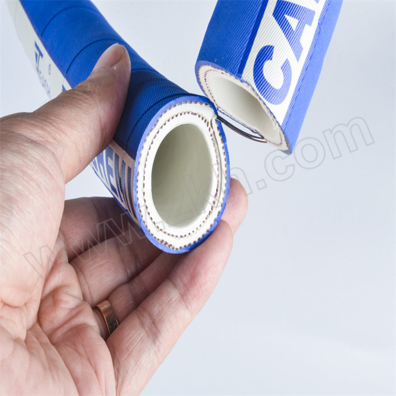 JEACH 食品级橡胶钢丝软管带接头10米套装101.6mm JC-EPDM-0102 10米 带接头 1根