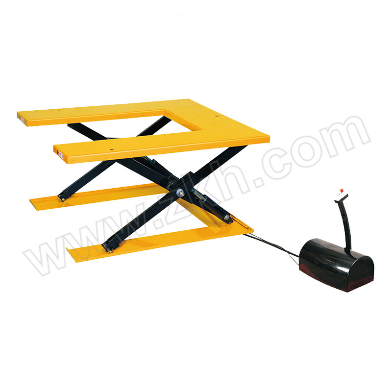 HANGZHILI/杭智力 超低U型电动升降平台 DUG1000 载重1t 台面1450×1140mm 内U型尺寸1080×580mm 最低高度85mm 提升高度860mm 行程高度775mm 1台
