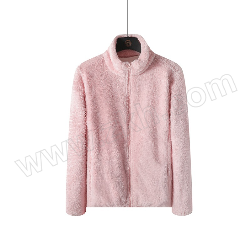 JINZHENHE/金臻赫 女款珊瑚绒外套 JZH-1010 3XL 嫩粉色 1件