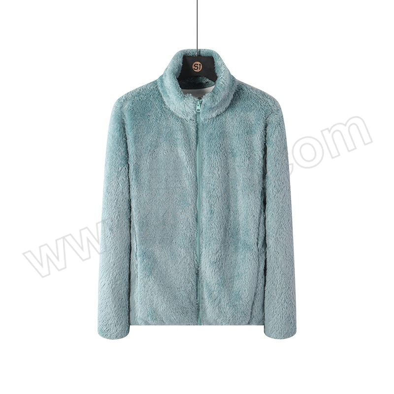 JINZHENHE/金臻赫 女款珊瑚绒外套 JZH-1010 M 蔚蓝色 1件