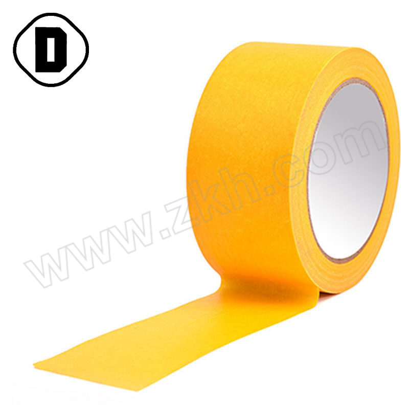 DUDA/杜达 耐100°C高温和纸胶带 DD-324 100μm×50mm×50m 橘黄色 1卷