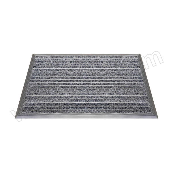 ZKH/震坤行 嵌入式铝合金地垫 AM3-20GR 灰色 铝合金壁厚1.5mm 高度20mm 三条纹毯面 1平方米