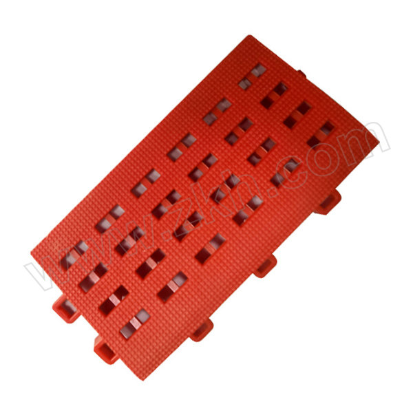 ZKH/震坤行 升级版三合一模块地垫(配件) SMR 母边条150×75mm 红色 1块