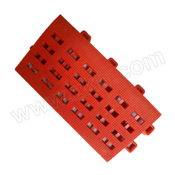 ZKH/震坤行 升级版三合一模块地垫(配件) SMR 母边条150×75mm 红色 1块