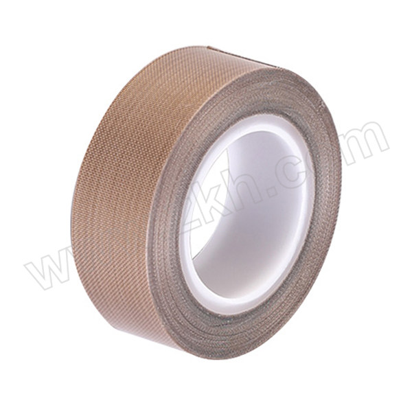 ZKH/震坤行 特氟龙玻纤胶带 7013 0.13mm×25mm×10m 棕色 32mm内径PE塑料管芯 适用于平面贴合 1卷