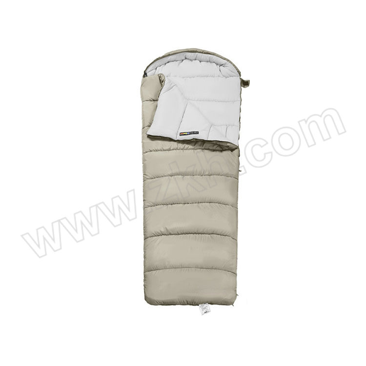 HSCOPE/豪思克普 可机洗睡袋 HSKP-JSSD-16 卡其色1.8kg单人睡袋 220×80cm 左手款 1个