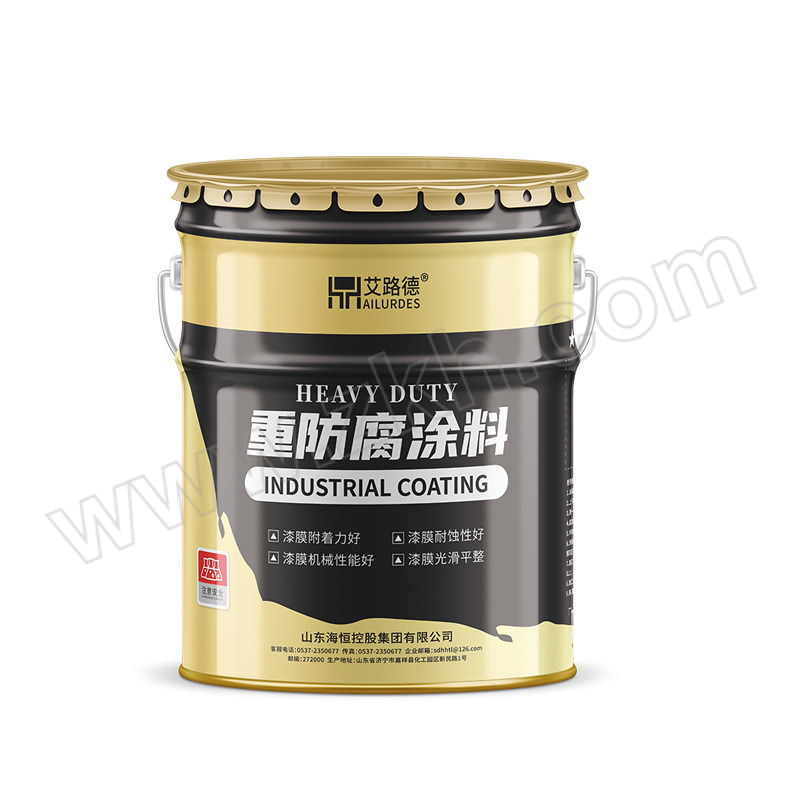 AILD/艾路德 室内丙烯酸聚氨酯面漆 RAL 3020 交通红 20kg主剂+4kg固化剂 1组