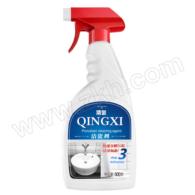 QX/清玺 瓷砖清洁剂 500g 1瓶
