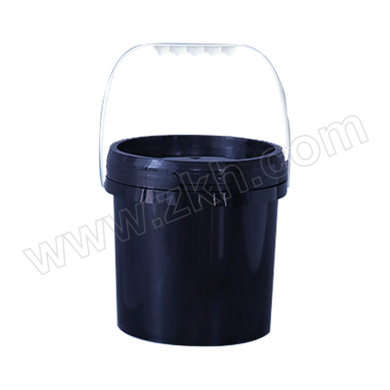 ZHLA/中环力安 塑料涂料桶 ZHLA-SLT-001 15L 黑色 300×256×310mm 1个
