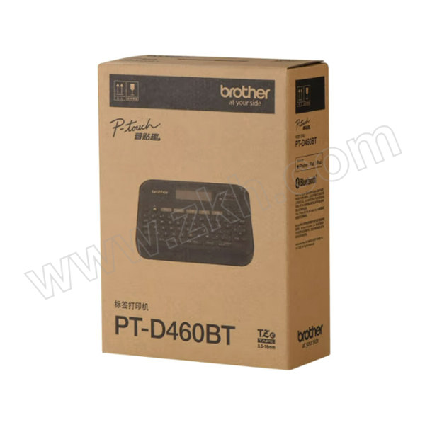BROTHER/兄弟 标签打印机 PT-D460BT 适用3.5~18mmTZE耗材 可连接电脑20mm/s 含电源 蓝牙 1台