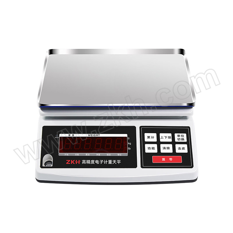 ZKH/震坤行 精品电子计重桌秤 JDS-30 量程30kg 精度1g 秤盘尺寸292×230mm 1台
