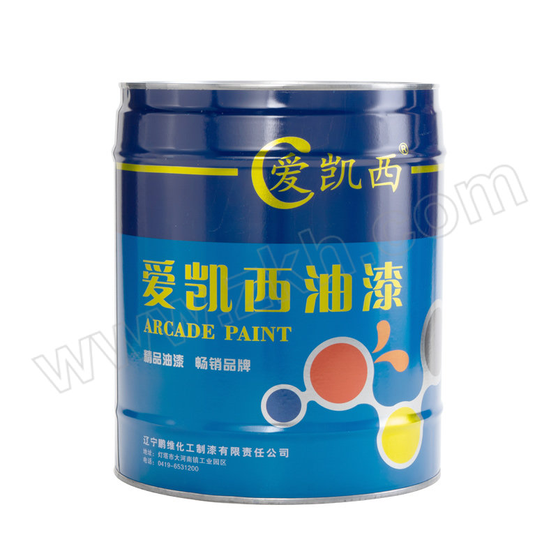 AIKAIXI/爱凯西 醇酸调和漆 RAL9017黑色 20kg 1桶