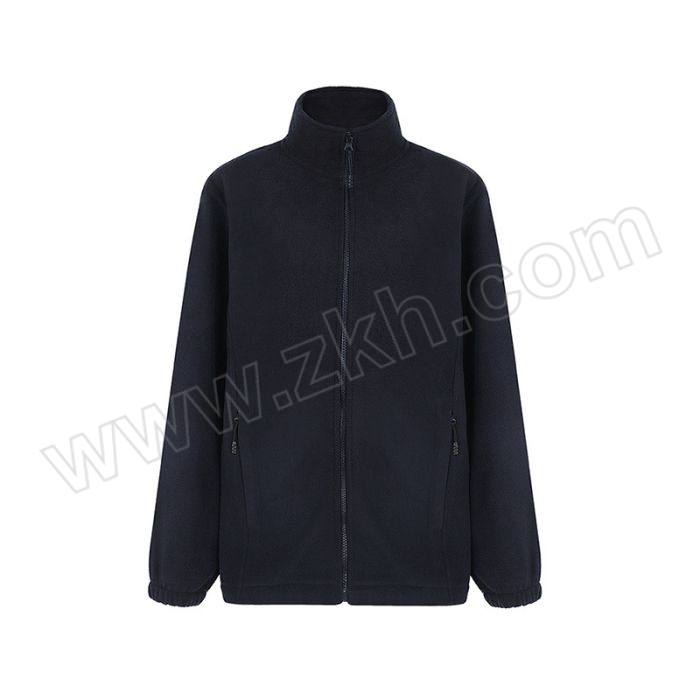 LIZHI/鹂芷 男女通款拉链立领外套 QTZA237W M 藏蓝色 1件