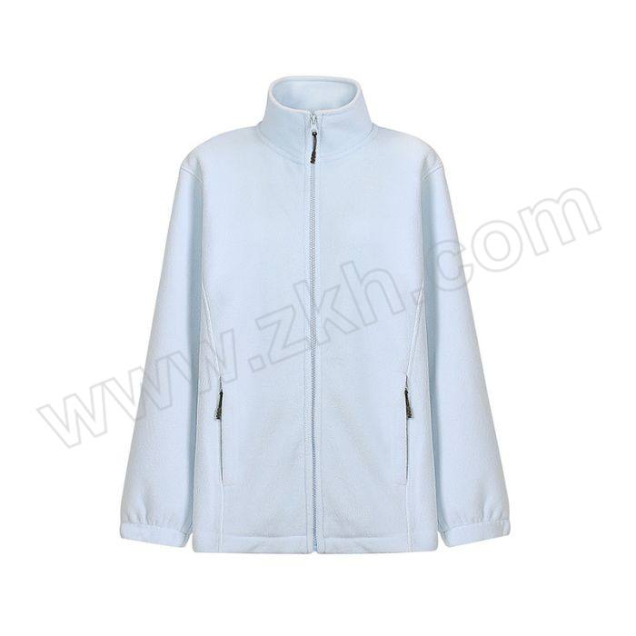 LIZHI/鹂芷 男女通款拉链立领外套 QTZA237W M 浅蓝色 1件