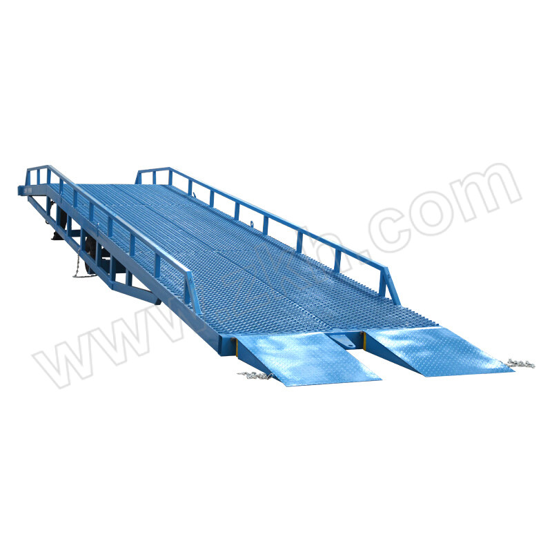 HANGZHILI/杭智力 移动式登车桥 QYDCQ-12 载重12t 外形尺寸11×2×1.1m 实心胎 手动升降 手动行走 1台