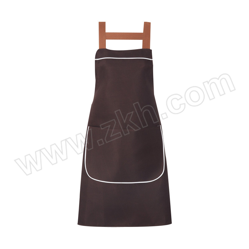 MAWOSI/马沃斯 厨房围裙 LBX-咖啡色 长约920mm 宽约700mm 1条