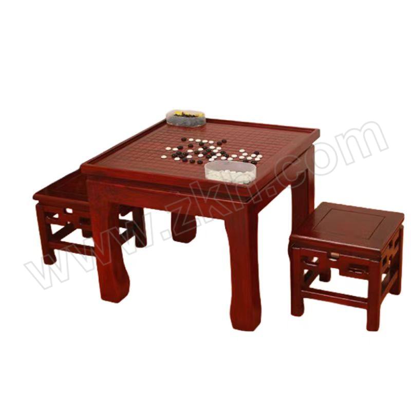 RENHEJIA/仁合嘉 围棋桌 RHJ-WQZ-001 桌600×600×500mm 凳子300×300×300mm 红色 1套