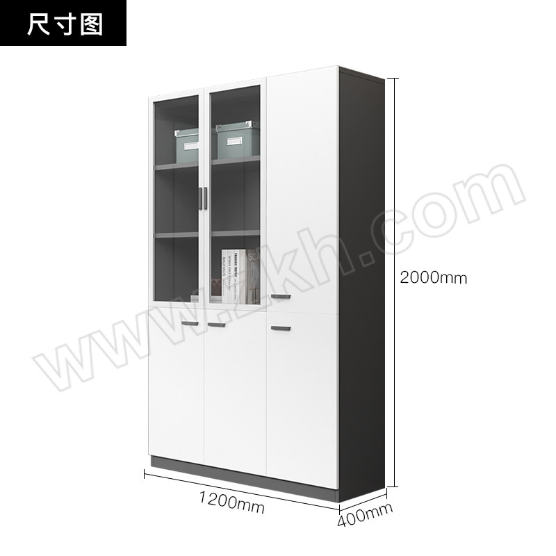 SH/斯翰 白色1.2米长文件柜 WZG-10 1张