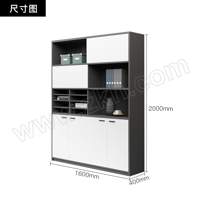 SH/斯翰 白色1.6米长文件柜 WZG-10 1张