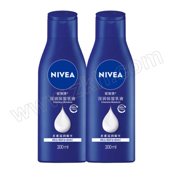 NIVEA/妮维雅 深润保湿乳液 6915324802107 200mL×2支 1组