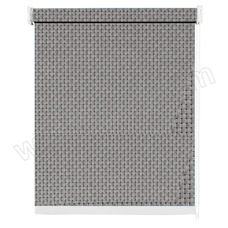 MAWOSI/马沃斯 PVC半遮光卷帘 灰色(细条纹)-可定制 厚0.53mm 1平方米