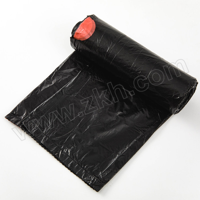 RDE/利得 黑色加厚抽绳垃圾袋 60×80cm 双面3丝 20只 1卷