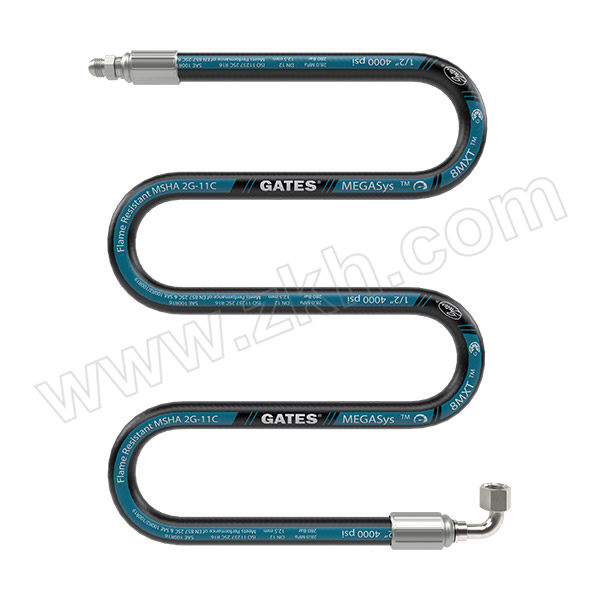 GATES/盖茨 MXT系列高压油管编织管(SAE100R12) 6MXT 1米/根  可定制 1根