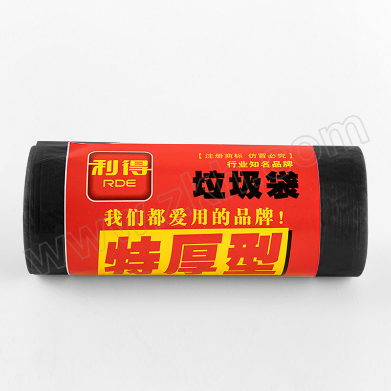 RDE/利得 平口式垃圾袋 45×55cm 双面1.3丝 30只 1卷