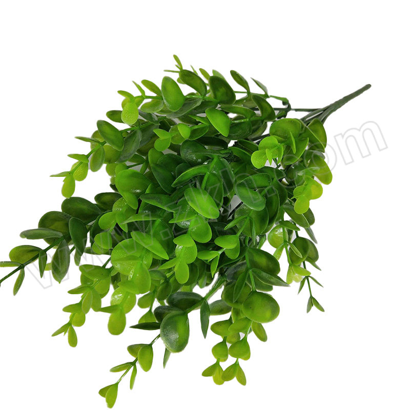 DILINGQU/第零区 仿真植物 DLQ-5588 绿色 7叉尤加利 高约32cm左右 1个