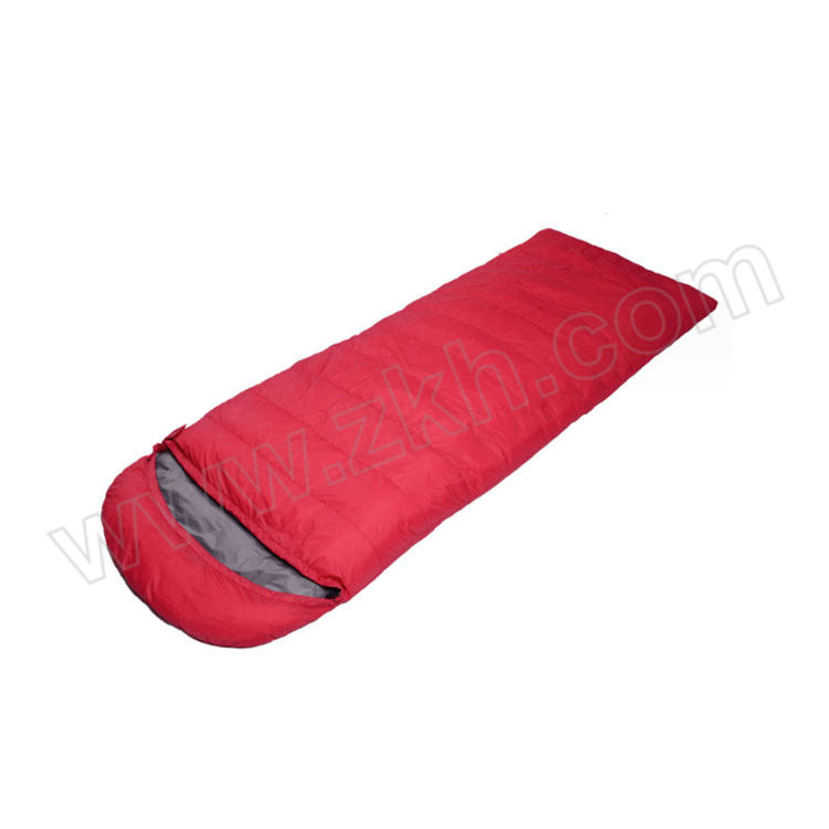 HSCOPE/豪思克普 鹅绒信封式睡袋 HSKP-WERT550-14 210×80cm 红色 尼龙布+1.2kg鸭绒填充 1个