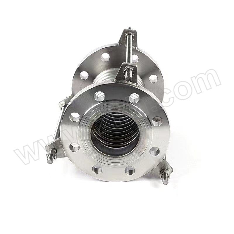 JLZ/冀隆泽 金属波纹补偿器 DN100 PN10 L=150mm 波体材质304 法兰材质Q235碳钢其他连接件材质碳钢 1件