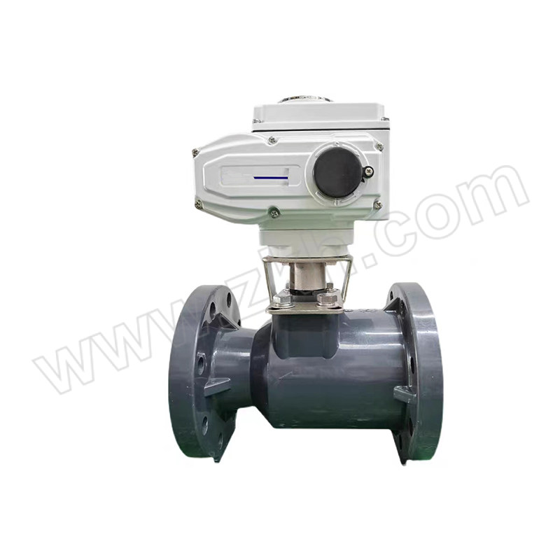 HUANCHAO/环潮 电动UPVC球阀 DN65 国标 法兰连接 AC220V 1台