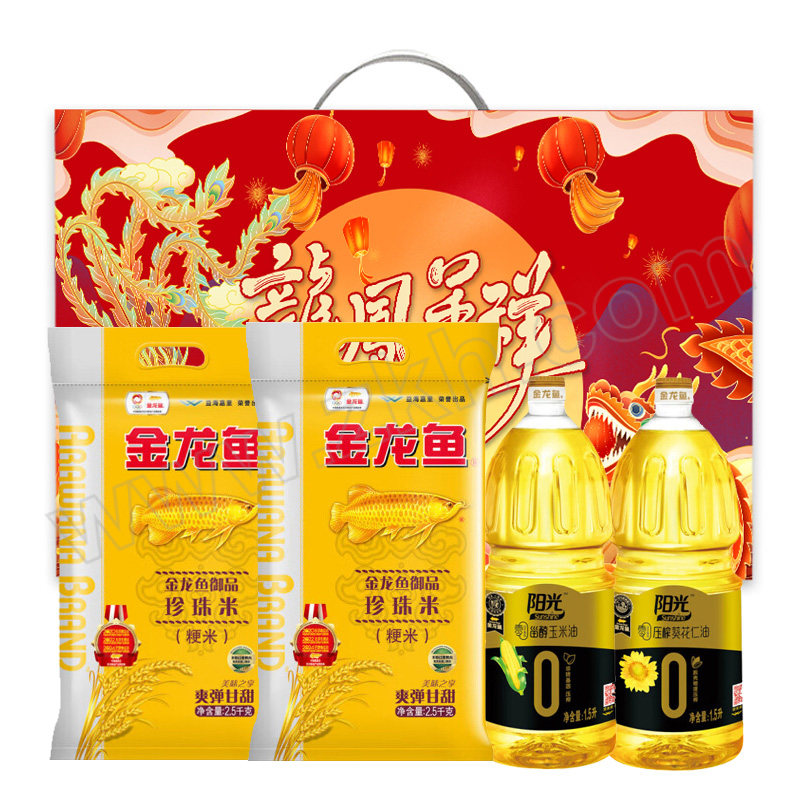 ARAWANA/金龙鱼 米油礼盒 ZKHzuhe-96 3L+5kg 1盒