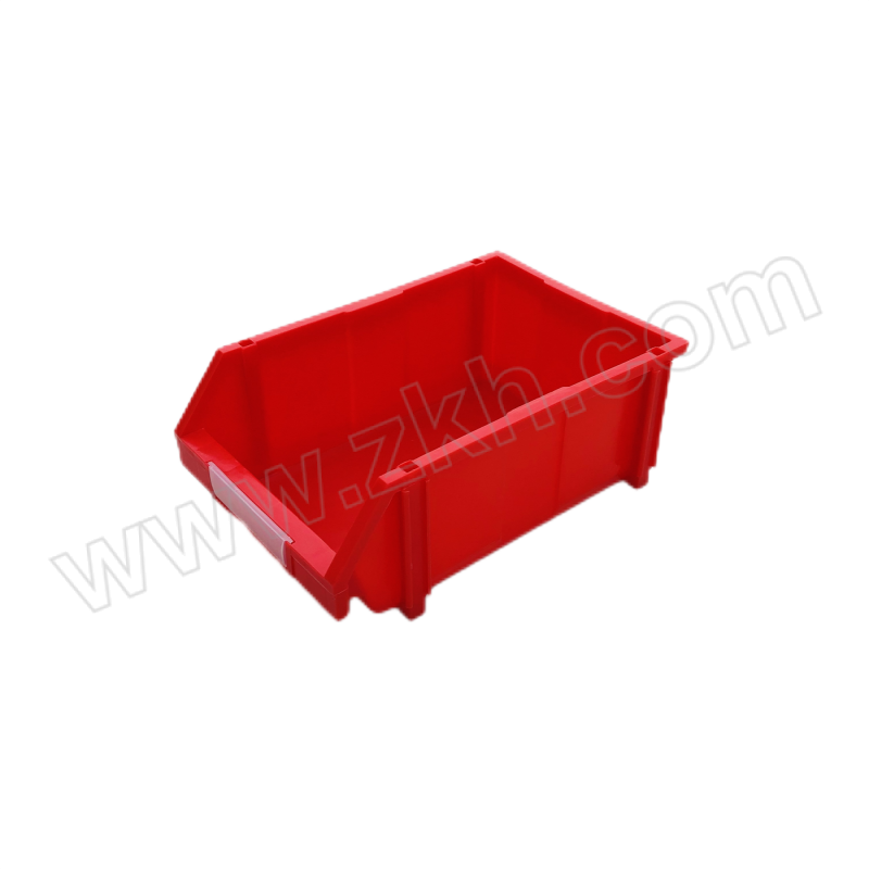 YJ/羽佳 组合式塑料零件盒 B5 外尺寸160×100×70mm 内尺寸140×80×65mm 红色 配4根支柱+1块标签盖 1个