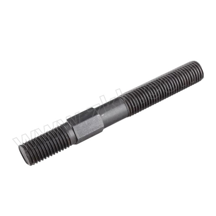 ALX/安力星 厂标 中六角双头螺栓 碳钢45# 8.8级 发黑 粗牙 M16×150 1个