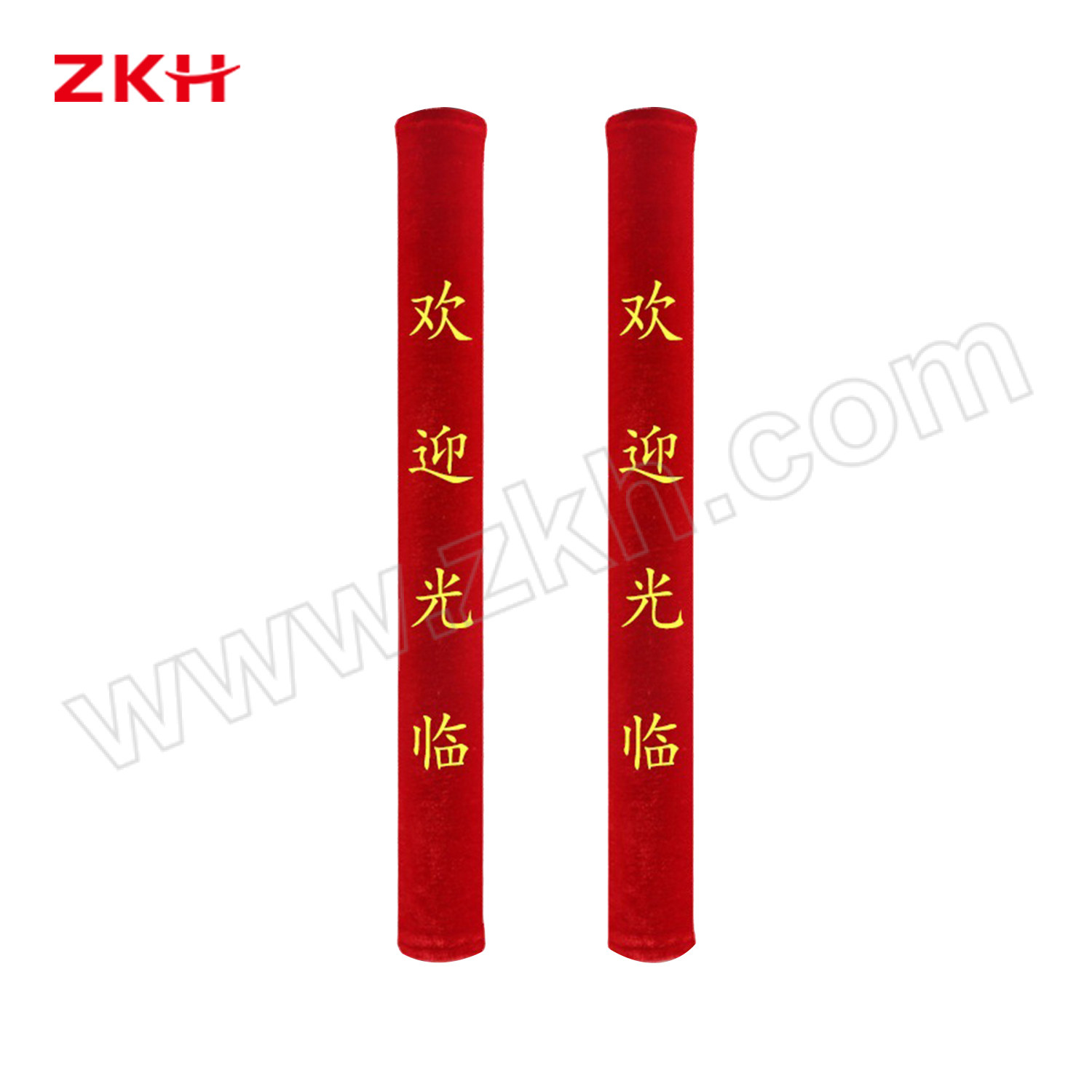 ZKH/震坤行 通用玻璃门把手套 ZKH-MBST 无绣字/欢迎光临随机 大红色 长60cm 净周长13cm 1对