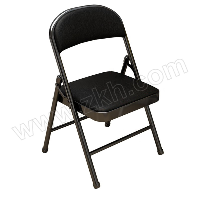 ZY/震怡 钢制黑色折叠椅 ZY02/0009 1把