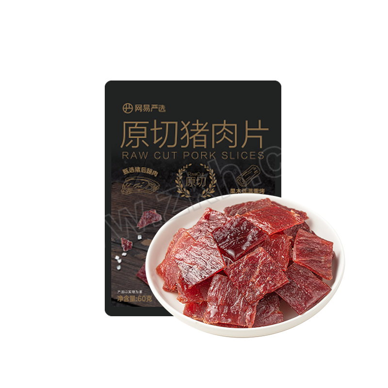 WYYX/网易严选 猪肉脯升级整肉原切高蛋白原切猪肉片 经典原味60g×3 60g×3 1组