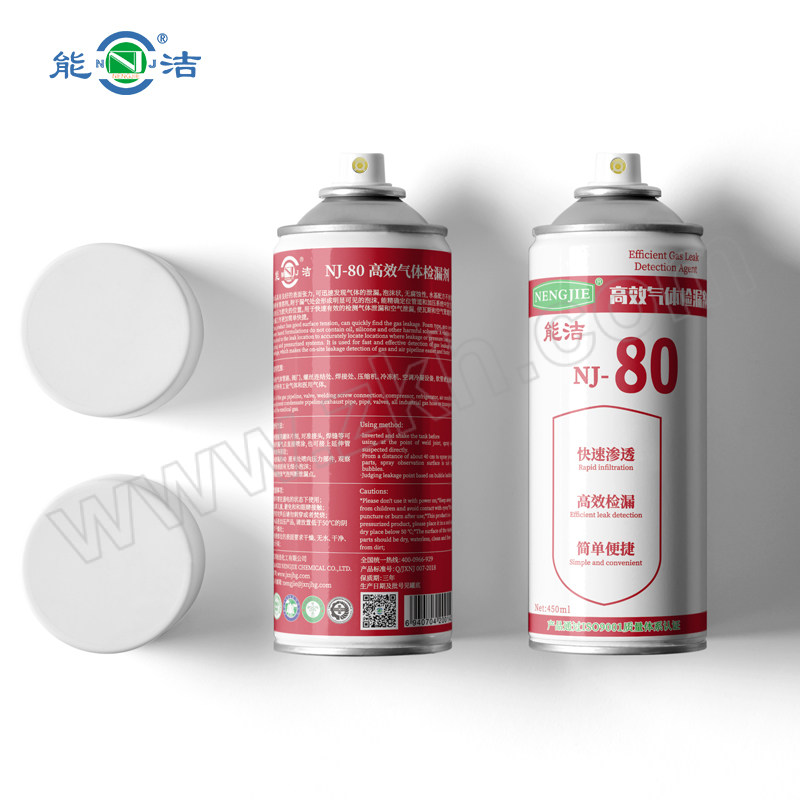 NJ/能洁 高效气体检漏剂 NJ-80 450mL×24 1箱