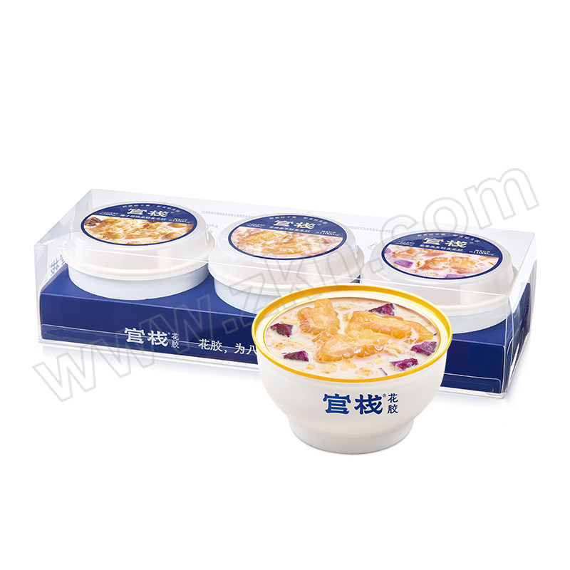 GUANZHAN/官栈 即食轻食花胶三口味 260g×3 紫薯燕麦 榛子碧根果 青稞香芋 1盒