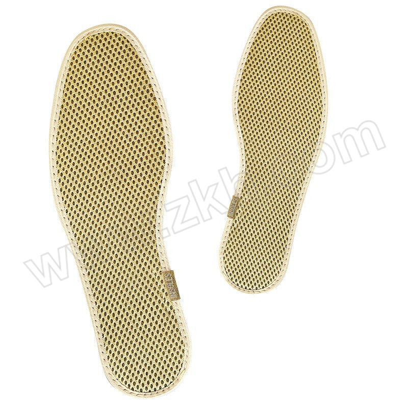 ALINIU/阿力牛 竹炭防臭鞋垫 AGF537 37码 棕色 5双 1包
