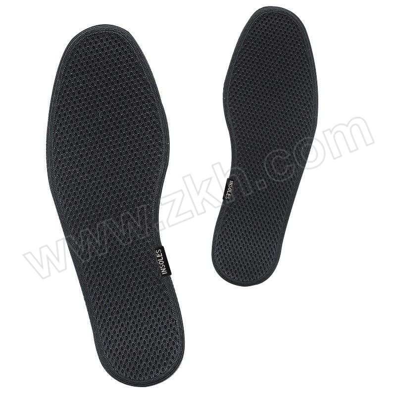ALINIU/阿力牛 竹炭防臭鞋垫 AGF536 45码 黑色 5双 1包