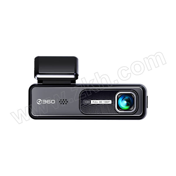360 行车记录仪 K380JL+64GB内存卡 1080p高清拍摄 微光夜视 智能语音 1台
