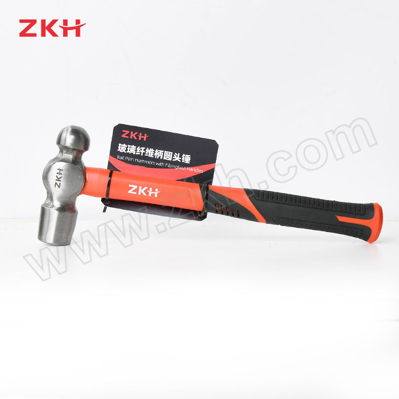 ZKH/震坤行 玻璃纤维柄圆头锤 HHT-BR08240 2.5lb/40oz 1把