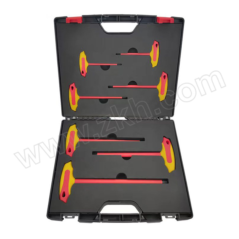 BALANCOM/百炼工具 7件套绝缘T型内六角扳手组 V869410 2.5~10mm 1套